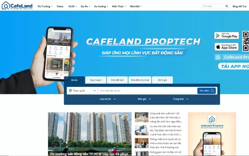 các trang web bất động sản
